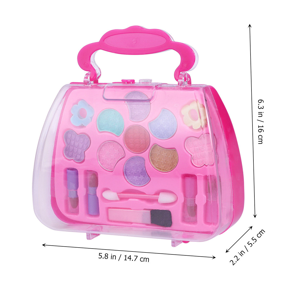 Strawberry-Shaped Kids Makeup  - Beauty Makeup Vanity Set recension och pris