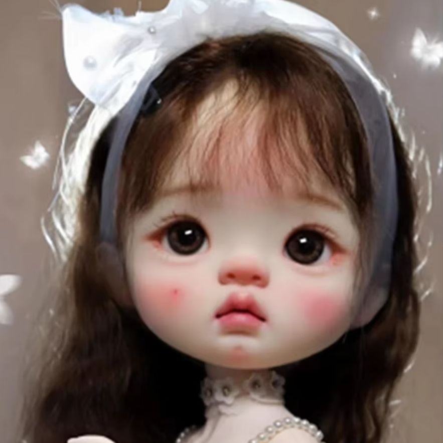 Amber Girl Head Resin Doll Par - Beauty No Makeup recension och pris